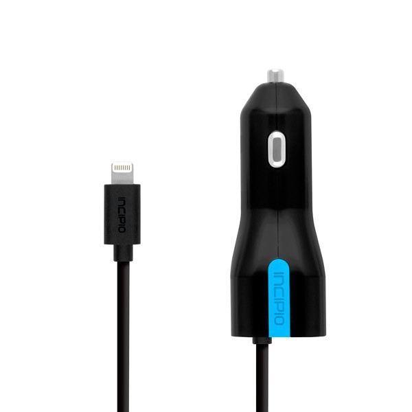 Incipio Car Charger with Lightning Cable 4.8Amp