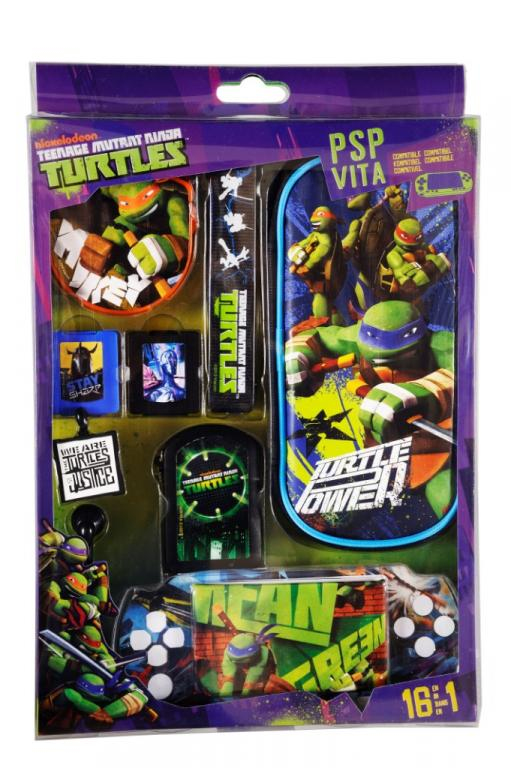 Ninja Turtles Case +Kit Psp