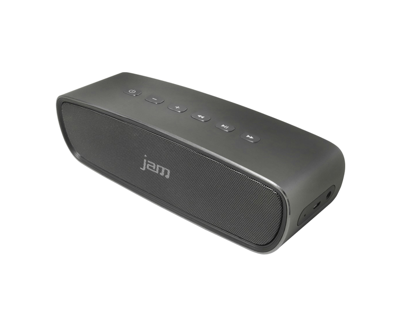 Jam Heavy Metal Black Stereo Bluetooth Wireless Speaker