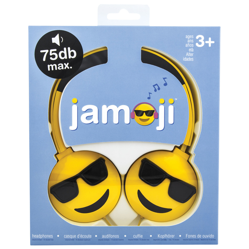 Jam Audio Jamoji Too Cool On-Ear Headphones