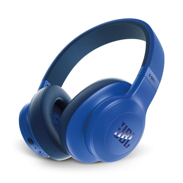 JBL E55 Blue Bluetooth Over-Ear Headphones