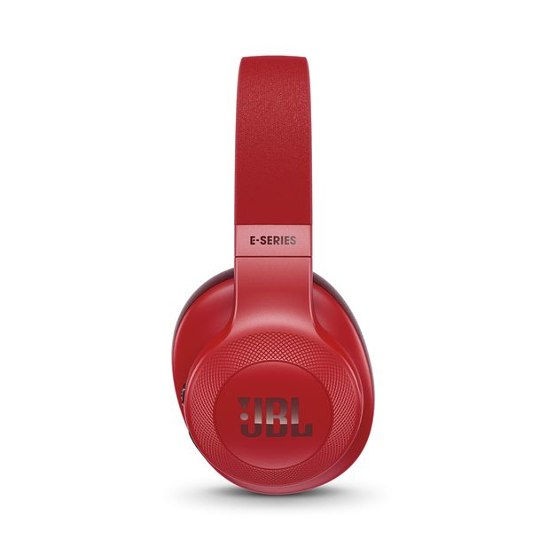 JBL E55 Red Bluetooth Over-Ear Headphones