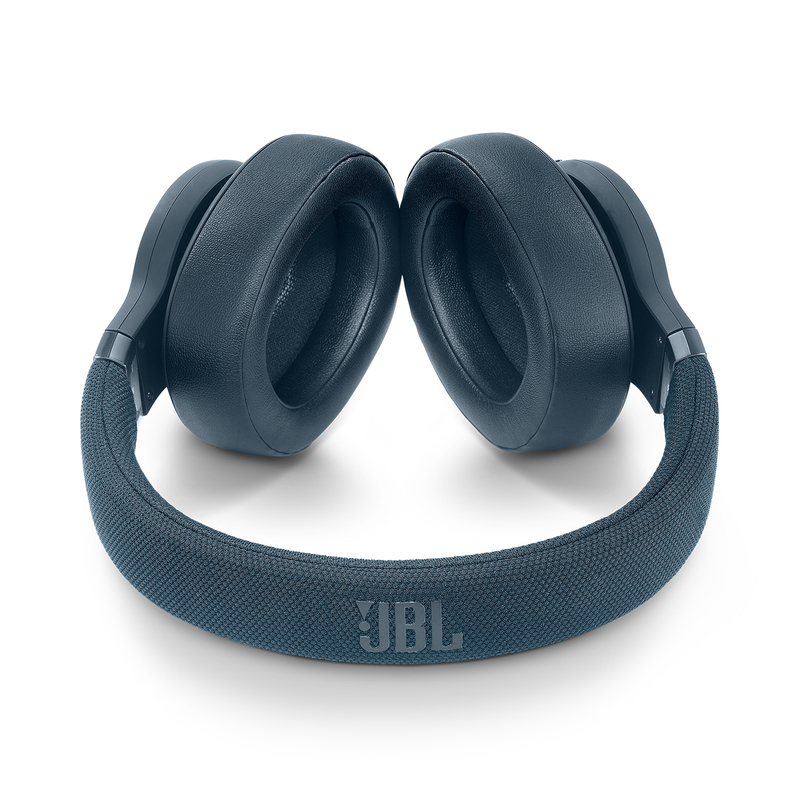 JBL E65 Noise Cancelling Blue Bluetooth Headphones