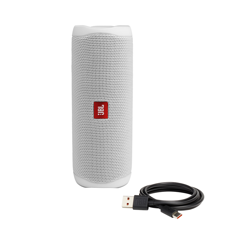 JBL Flip5 White Speaker