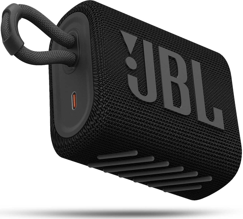 JBL Go 3 Black Portable Waterproof Wireless Speaker