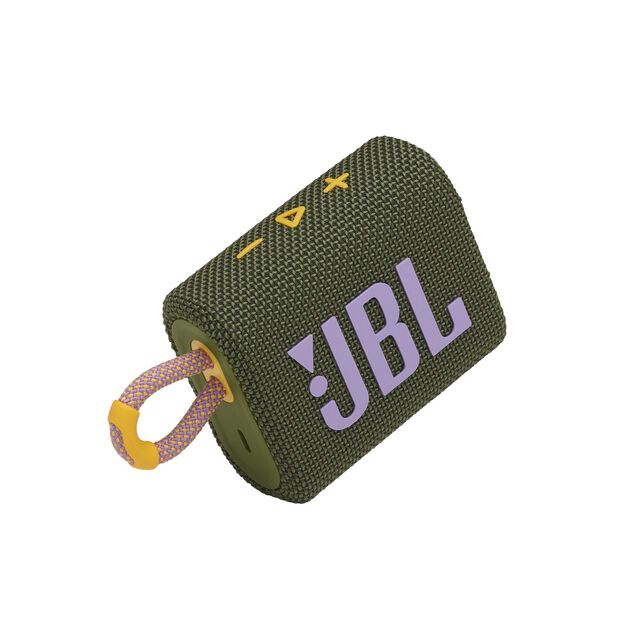 JBL Go 3 Green Portable Waterproof Wireless Speaker