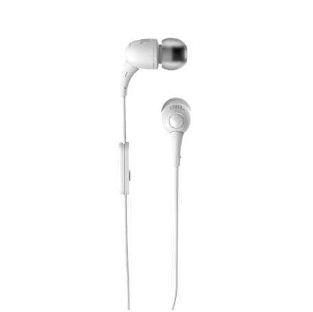 JBL T100A White Earphones with Mic