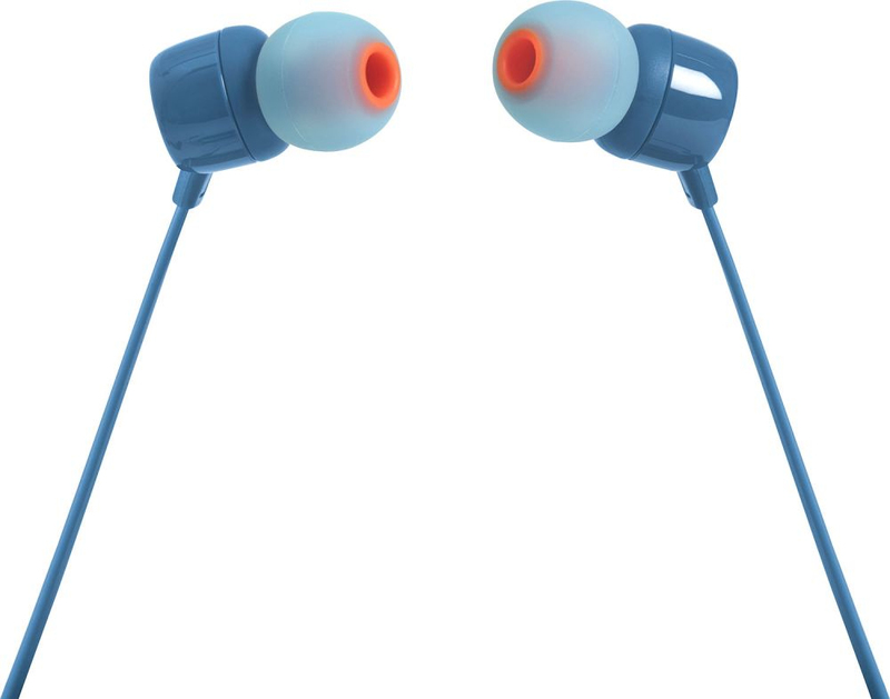 JBL T110 Blue In-Ear Earphones