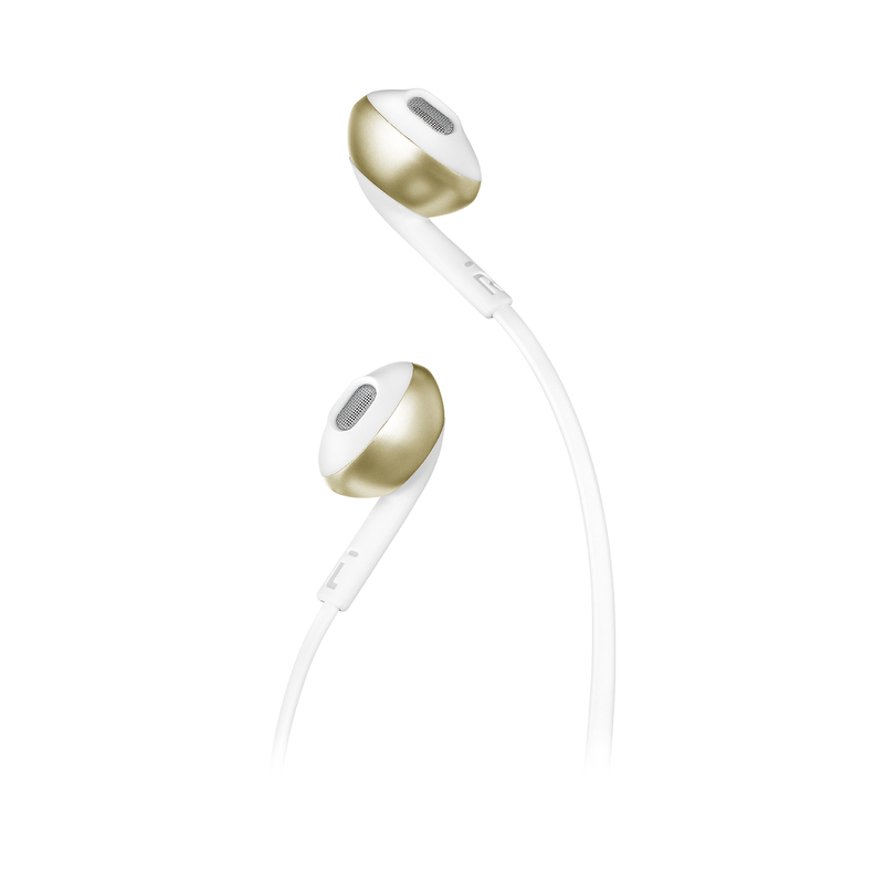 JBL Tune 205 Champagne Gold Bluetooth In-Ear Earphones