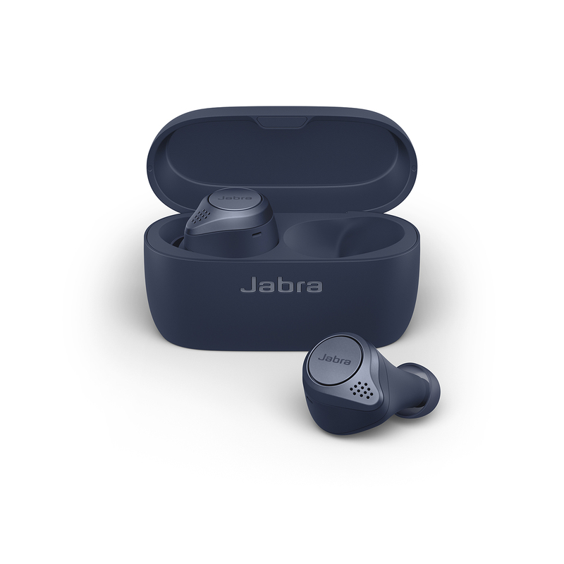 Jabra Elite Active 75T Wireless Charging Navy In-Ear Earphone