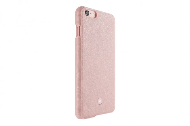 Just Mobile Quattro Leather Cover Pink For iPhone 6+/S