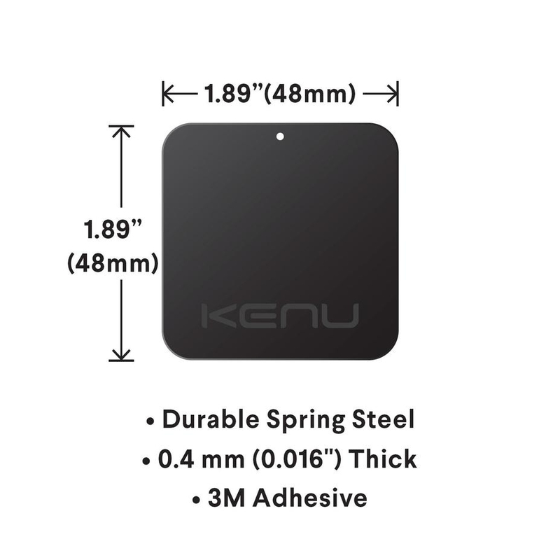 Kenu Airframe Magnetic Black Car Vent Mount for Smartphones