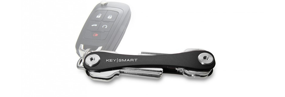 Keysmart Extended Black Key Organizer