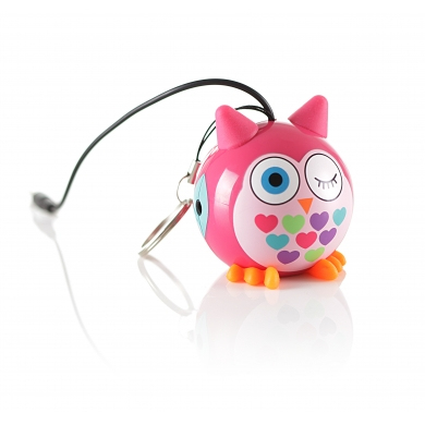KitSound Pink Owl Mini Buddy Portable Speaker
