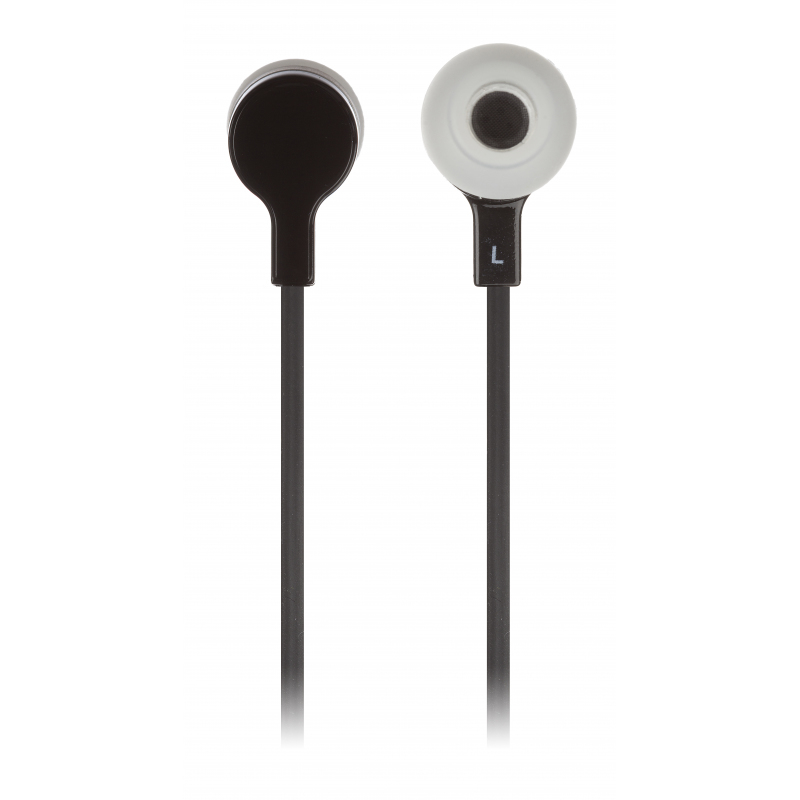 KitSound Mini Black With Mic In-Ear Earphones