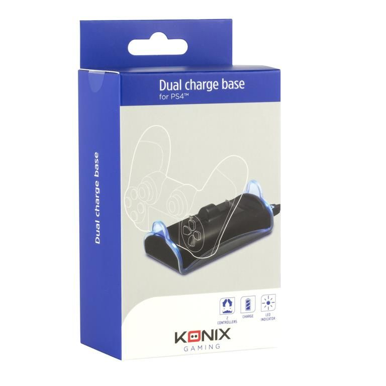 Konix Dual Charger Pad for Ps4