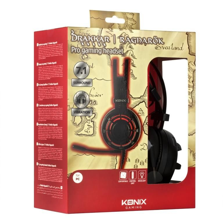 Konix Drakkar Ragnarok 7.1 Pro Vibration Gaming Headset