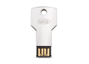 LaCie PetiteKey 8GB USB 2.0 Silver USB flash drive