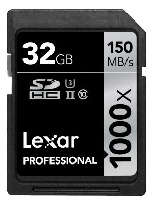 Lexar 32GB Professional UHS-II SDHC Memory Card