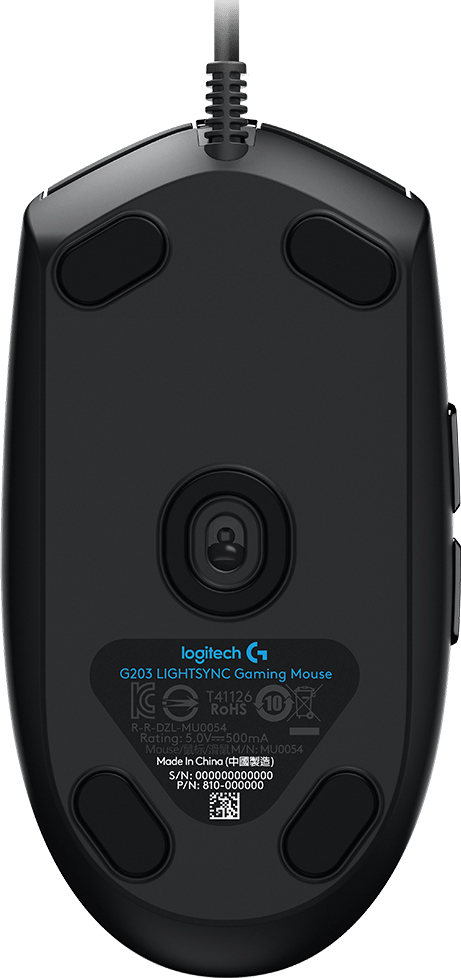 Logitech G G203 Lightsync Optical Gaming Mouse Black 8000 Dpi