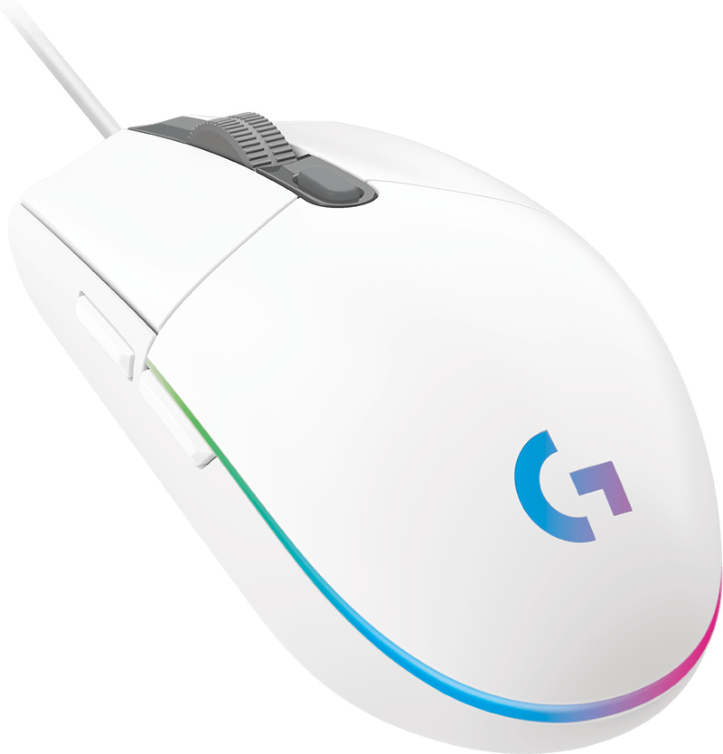 Logitech G G203 Lightsync Optical Gaming Mouse White 8000 Dpi
