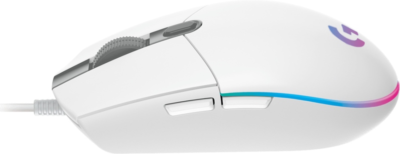 Logitech G G203 Lightsync Optical Gaming Mouse White 8000 Dpi