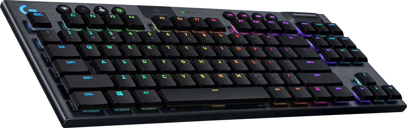 Logitech G 920-009503 G915 Lightspeed RGB Wireless TKL Mechanical Gaming Keyboard - Tactile