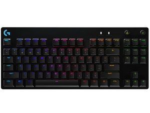 Logitech G PRO Mechanical Gaming Keyboard/Ultra Portable Tenkeyless Design/Detachable Micro USB Cable/16.8 Million Color LIGHTSYNC RGB backlit keys