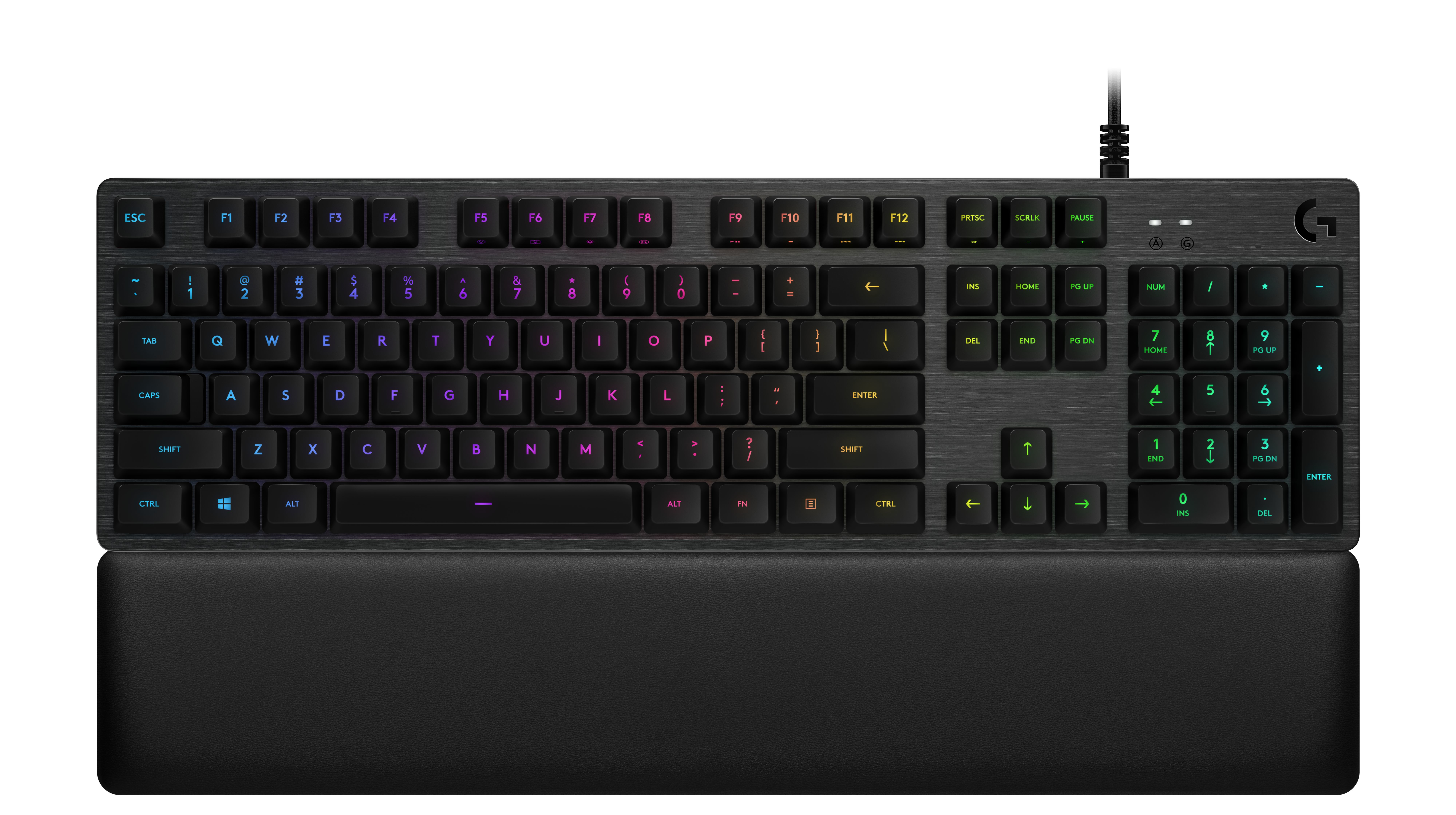 Logitech G 513 Carbon RGB Mechanical Tactile Switch Wired Gaming Keyboard