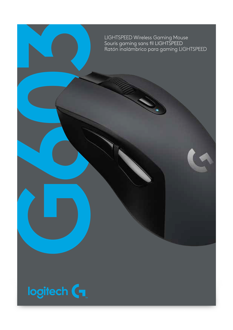 Logitech G 603 Lightspeed Wireless Gaming Mouse 2.4Ghz EWR2