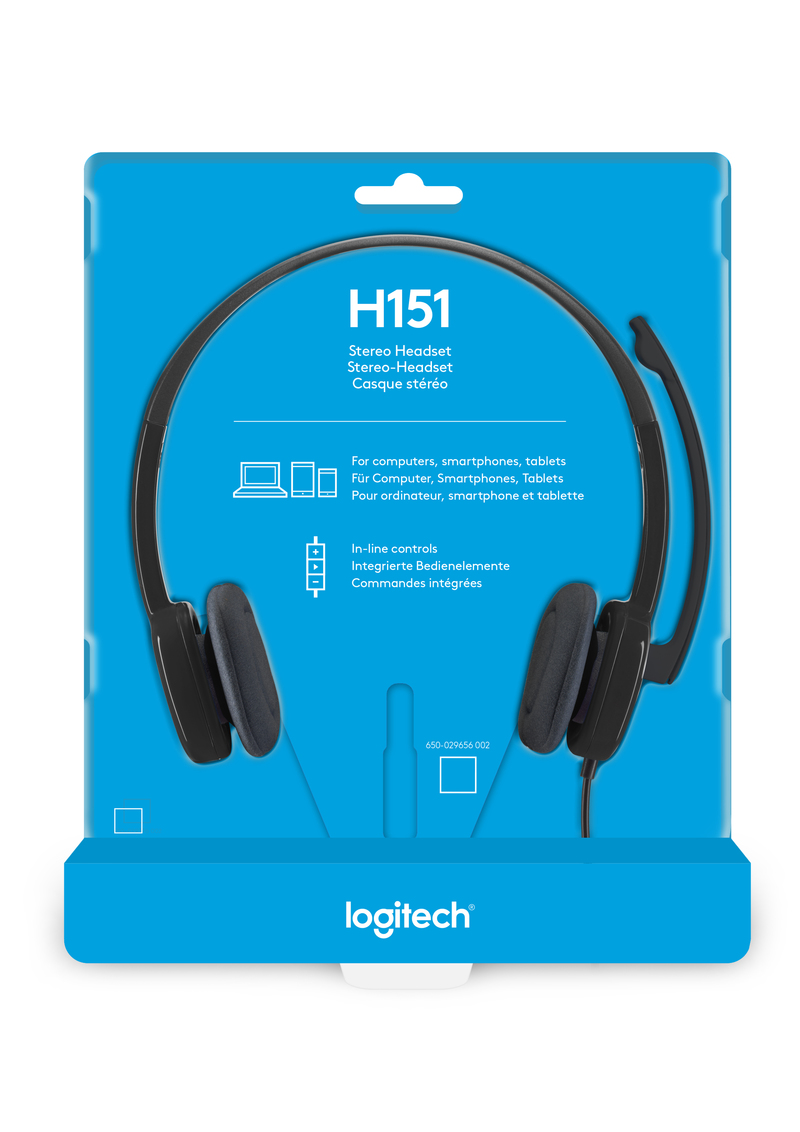 Logitech 981-000589 H151 Stereo Headset