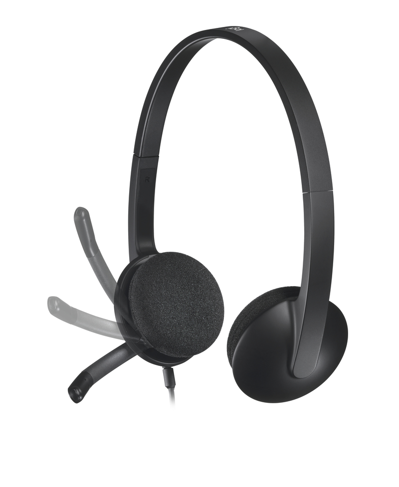 Logitech H340 Binaural Headphones Black