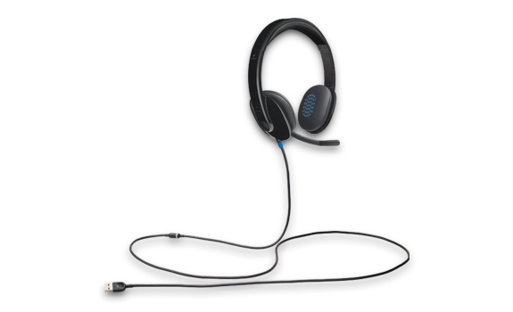 Logitech 981-000480 H540 USB Headset with Noise-Cancelling Mic