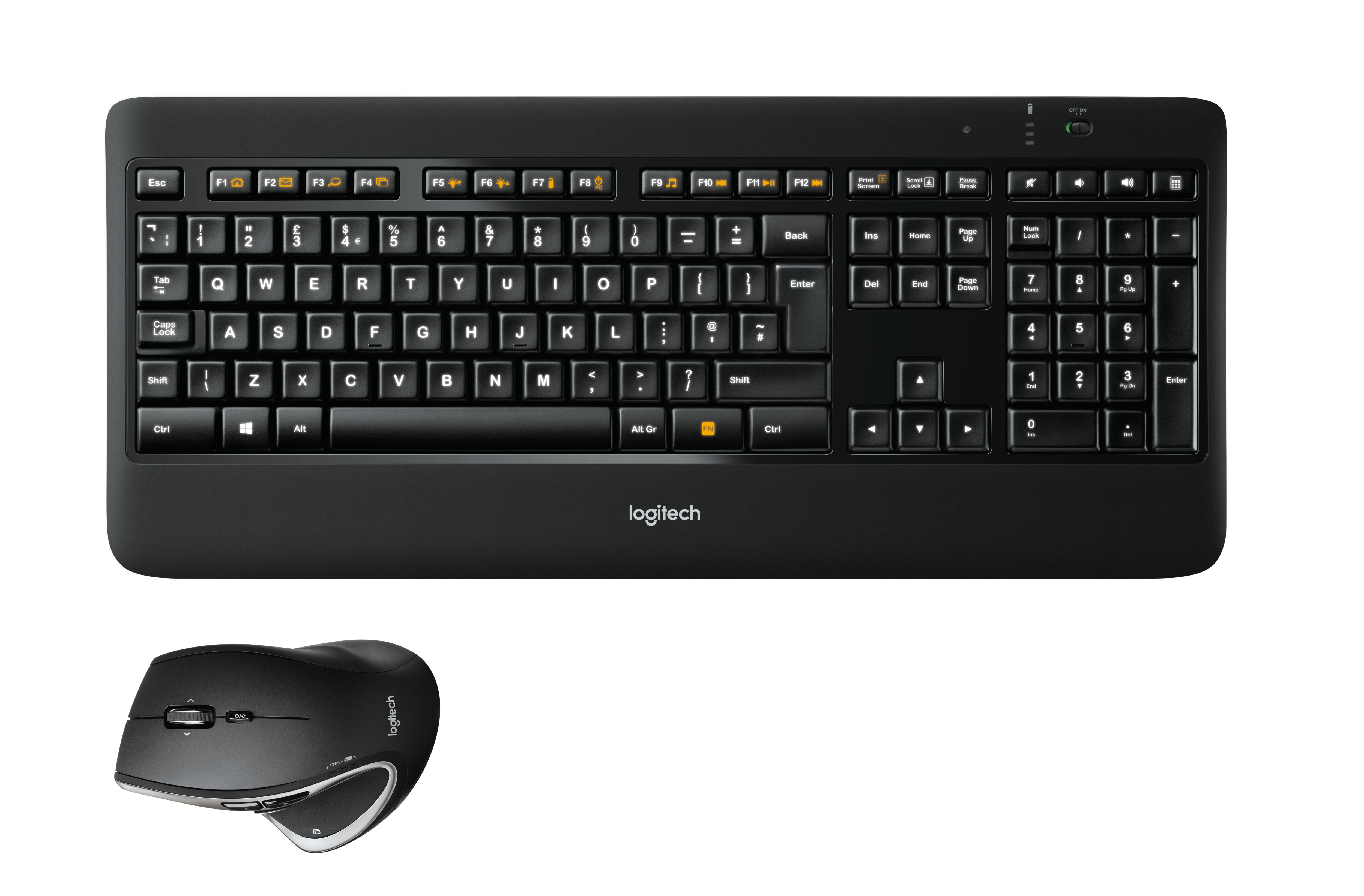 Logitech MX800 RF Wireless Keyboard Qwerty - Black