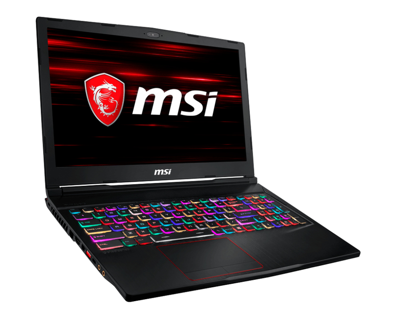 MSI GE63 8RF Raider Gaming Laptop RGB Edi Tion 2.2GHz i7-8750H 15.6 inch Black