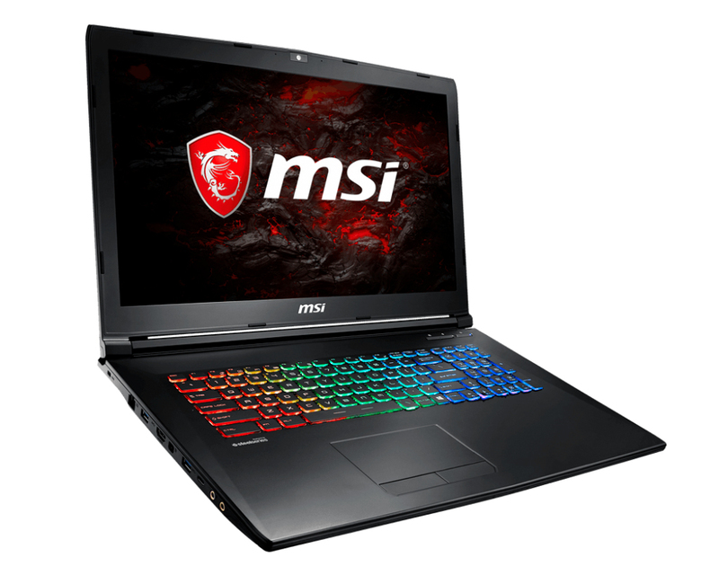 MSI GP72MVR 7RFX Leopard Pro Gaming Laptop 2.8GHz i7-7700HQ 17.3 inch Black