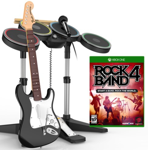 Madcatz Rock Band 4 Band In A Box Software Bundle Black Xbox One