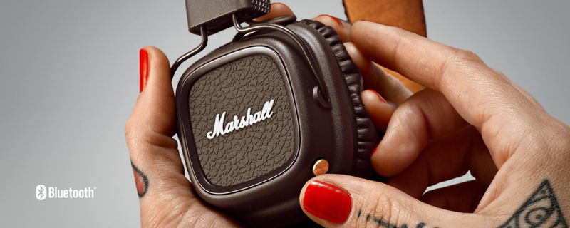 Marshall Major Ii Bluetooth Head-Band Binaural Wired/Bluetooth Brown Mobile Headset