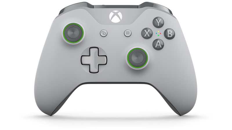 Microsoft Grey/Green Wireless Controller for Xbox One