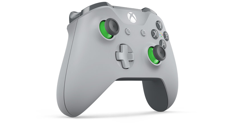 Microsoft Grey/Green Wireless Controller for Xbox One