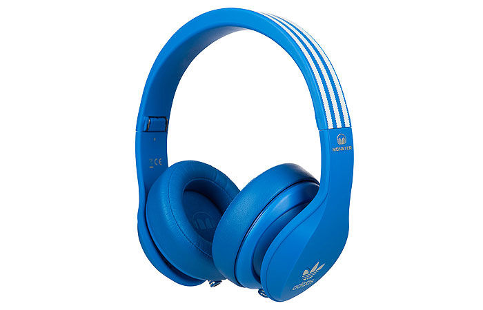 Monster Adidas Noise Isolating Blue Headphones