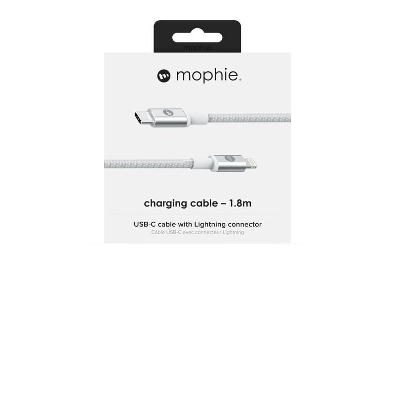 Mophie USB-C to Lightning Cable 1.8m White
