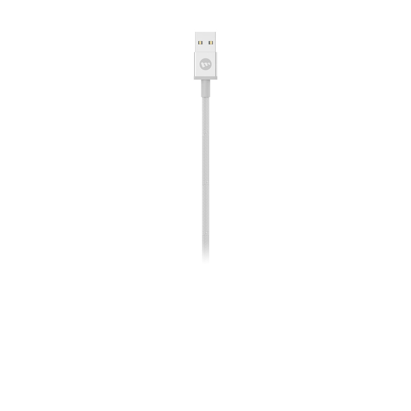 Mophie USB-A to Micro/USB-C/Lightning Cable 1m White