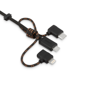 Moshi 3-in-1 Universal Charging Cable Metro Black