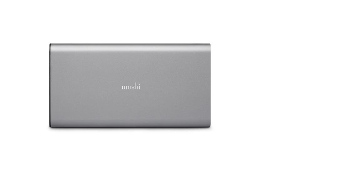 Moshi IonSlim 10000mAh USB-C Power Bank Titanium Grey