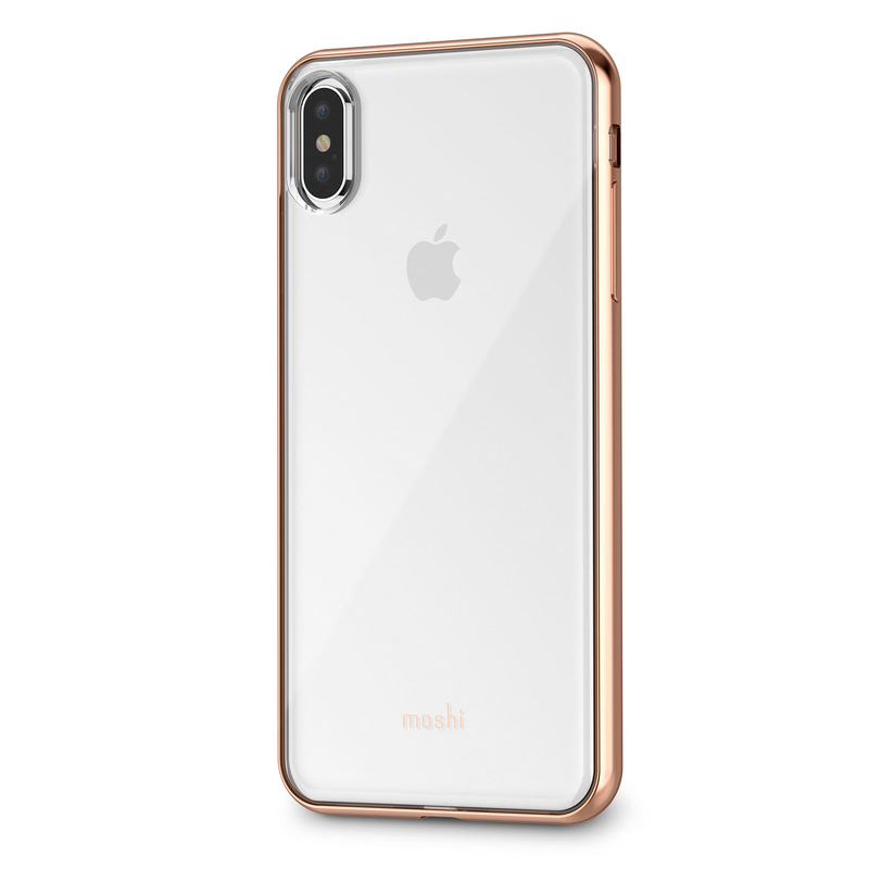 Moshi Vitros Clear Case Champagne Gold for iPhone XS Max