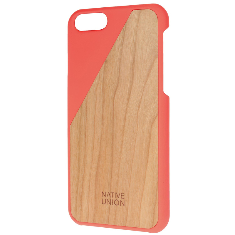 Native Union Clic Wooden Case Coral/Cherry iPhone 6 Plus