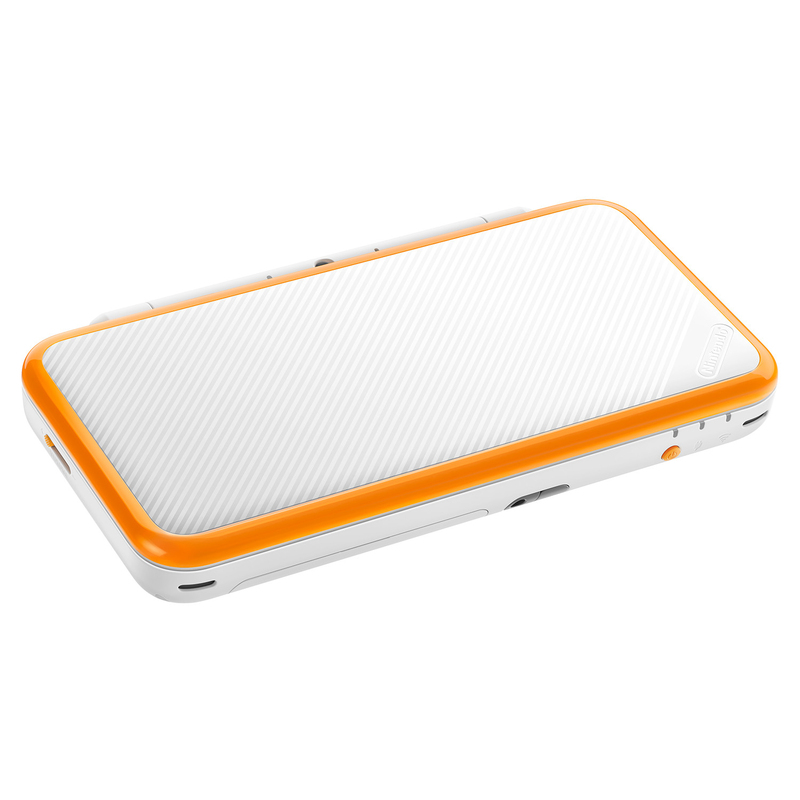 Nintendo 2DS XL Orange & White + 2 Games