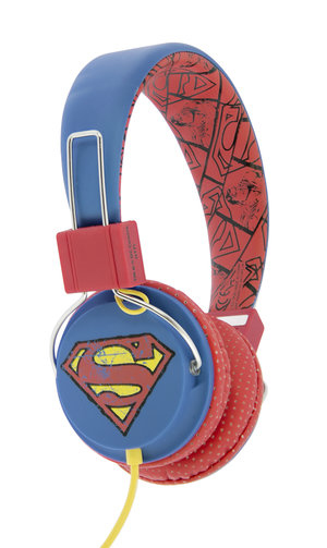OTL Superman Man Of Steel Superman Logo On-Ear Headphones