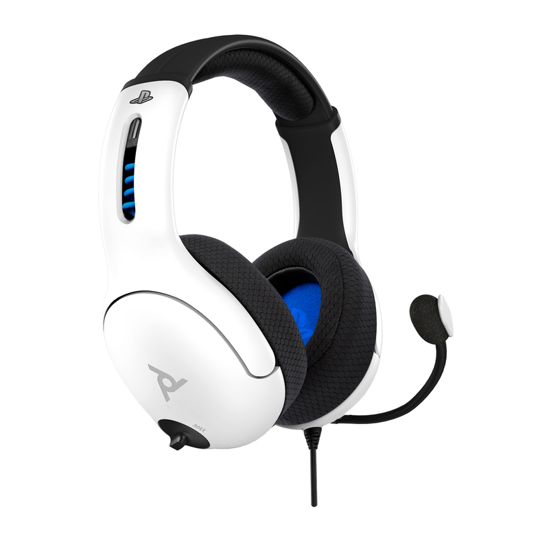 PDP LVL50 White Wired Stereo Gaming Headset PS5/PS4